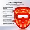 Photon Skin Rejuvenation LED Face Mask with Neck - Red & Green Light Therapy for Home Use to Brighten Skin Tone