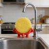 Round Sponges Drainage Rack Hanging Sponge Holder No Installation Needed Fast Drying Open Design Dishwashing Sponge Organizer