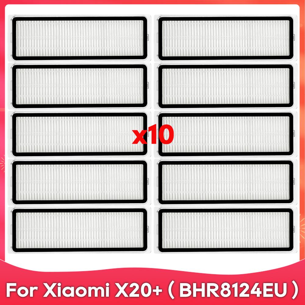 Fit For ( Xiaomi X10+ / X20+ / X20 Plus / BHR8124EU ) Accessory Part Main Side Brush Mop Dust Bag Filter Robot Vacuums Kit