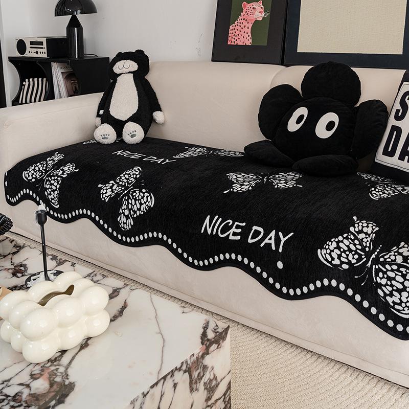 

Special-shaped sofa cushion 2025 popular new four-season universal irregular fixed non-slip seat cushion 90*90cm