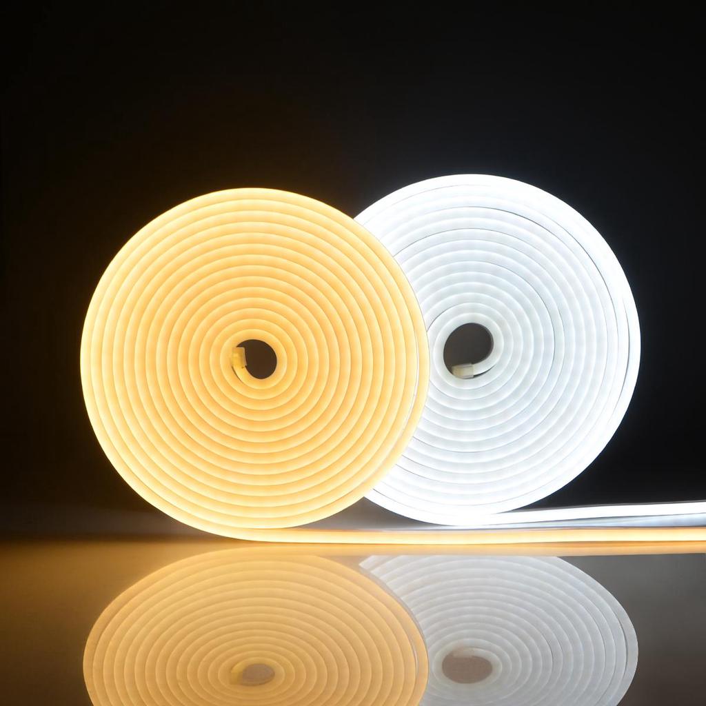 DC 12V Neon Lights LED Strip SMD 2835 120LEDs/M Neon Sign Waterproof Silicone Rope Light Flexible Lamp Home Backlight Decoration