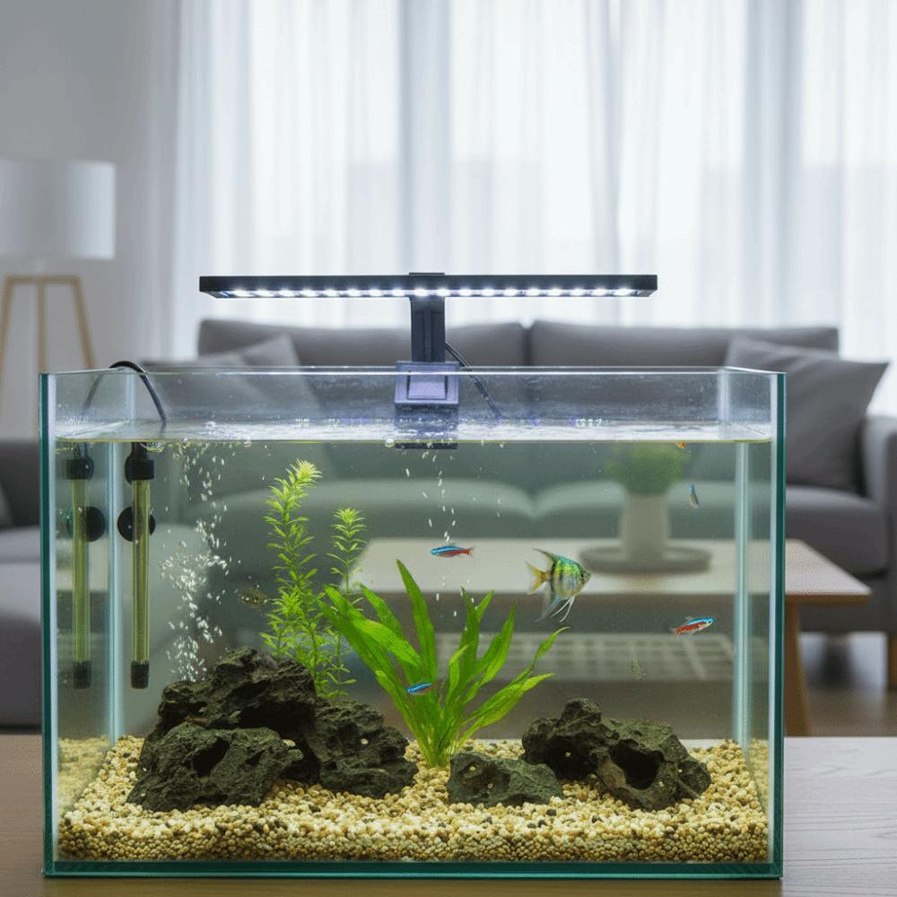 Splash-proof LED Aquarium Light 7W Plant Growth Light Practical Fish Tank Clip Light Aquarium