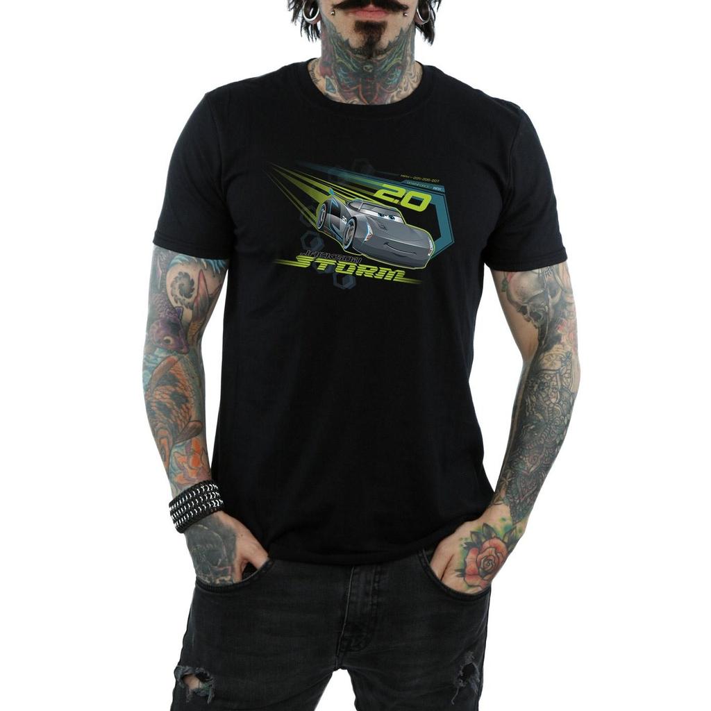 Disney Mens Cars Jackson Storm T-Shirt