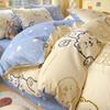 Bedding Four-piece Set, Cotton Pure Cotton Floral Quilt Cover, Bed Sheet Dormitory Three-piece Set