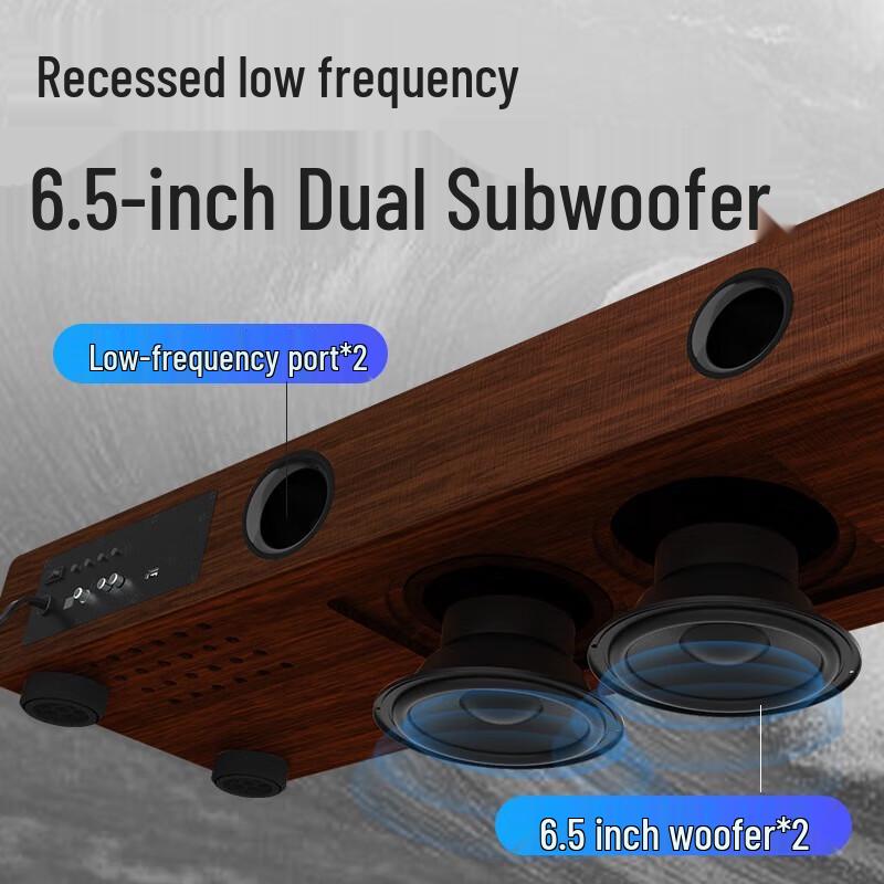 SANSUI DV-91D 2.1 Channel Wooden Soundbar Home KTV & Theater System