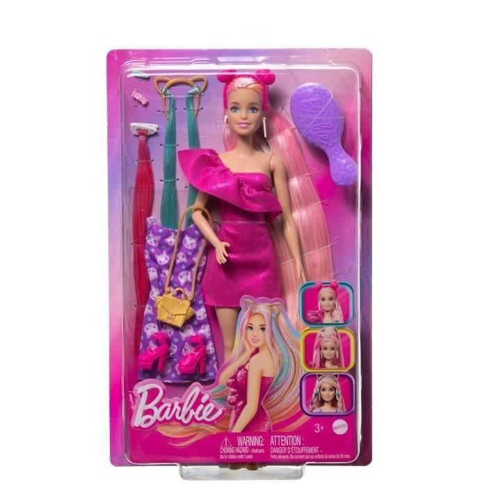 Barbie - Barbie Ultra Chevelure à coiffer - Poupée Mannequin - 3 ans et + - BARBIE - HKT96 - POUPEE MANNEQUIN BARBIE