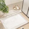 Enhanced Memory Foam Non-slip Bathroom Mat - Absorbent, Machine Washable Toilet Floor Rug