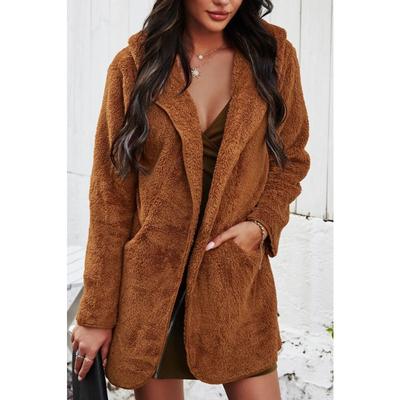 Women's New Double-sided Plush Loose Autumn and Winter Fluffy Warm Top Medium and Long Anti-fur
