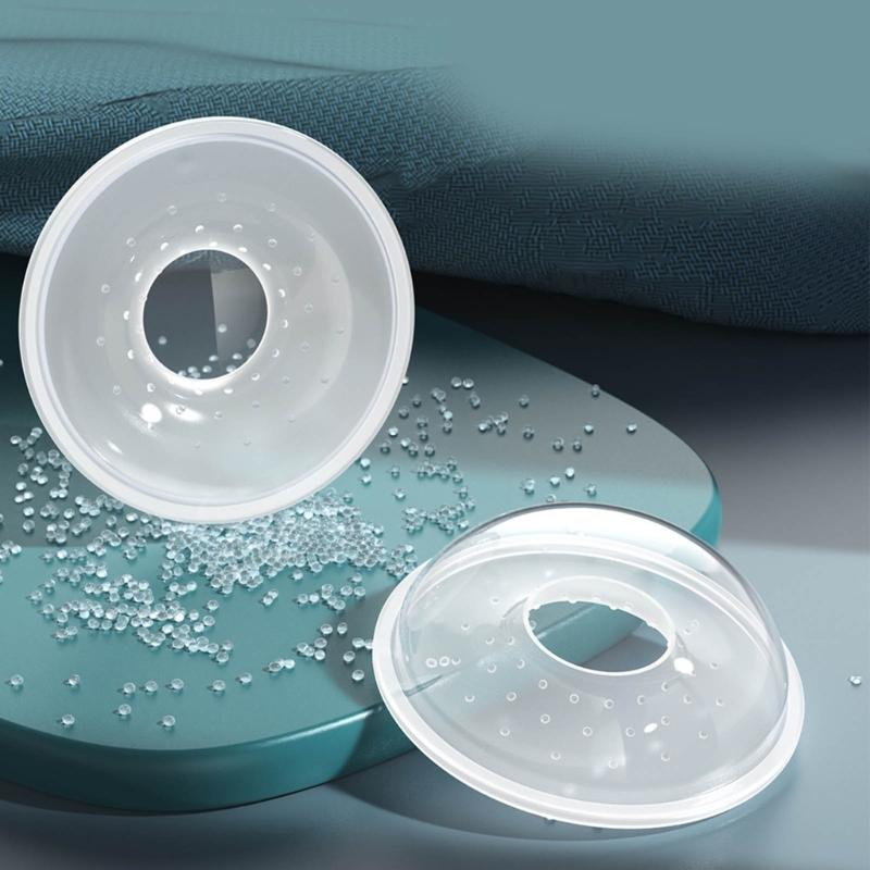 2PCS Breast Shells Milk Catcher Food Grade Nursing Cups for Nursing Moms Efficient Milk Anti-Flow Breastmilk Collector