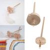 Drop Spindle Yarn Hand Spindle Wood Weaving Spindle Whorl Yarn Spin Tool for Enthusiasts