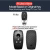 2pcs Compatible with Mercedes Benz Key Fob Cover Case Key Chain fit for A B C E G S CLA CLS GLA GLB GLC GLE GLS Glass Accessories Protector Keyless