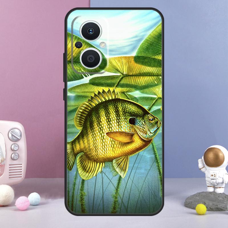 Fish Fishing Funda For OPPO Reno 12 F 11F 13F 14F 10 11 13 14 Pro 7 8 Lite OPPO Find X9 X6 X5 X8 Pro Case