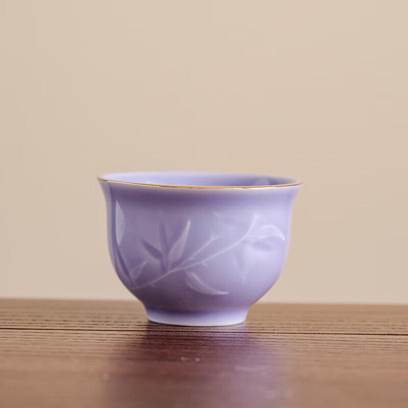 Hand-painted Celadon Bamboo Rhyme Tea Set
