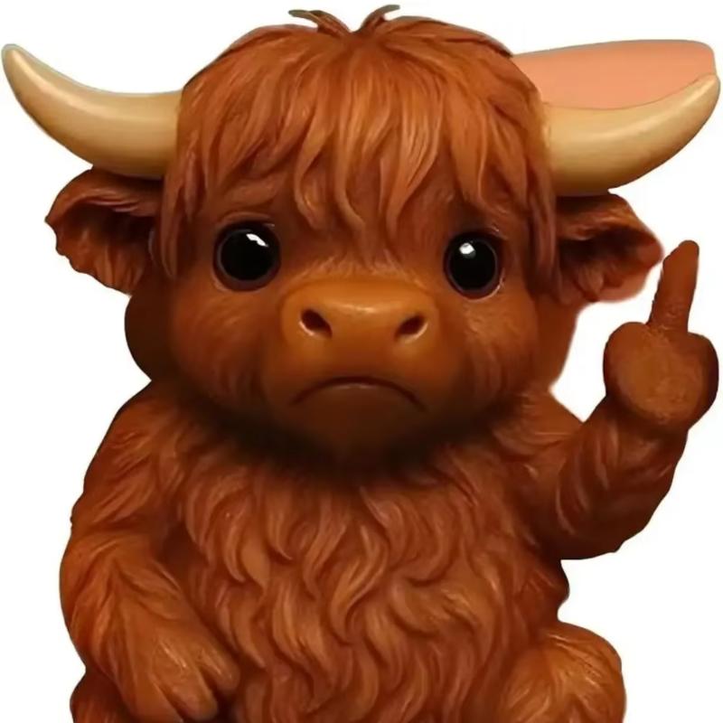 Yak Silicone Mold Versatile Animal Candle Mold Cow Aroma Mold Easy-To-Clean For Crafting Projects Themed Decorations Gifts