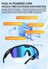 Q01 AI Smart Glasses with UV Protection: Photochromic Lenses, 800W Photo/Video, Image Stabilization, Call Function for Outdoor Sports
