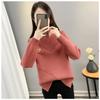 Solid Color Mock Neck Sweater, Elegant Slim Long Sleeve Sweater for Fall & Winter, Women's Clothing