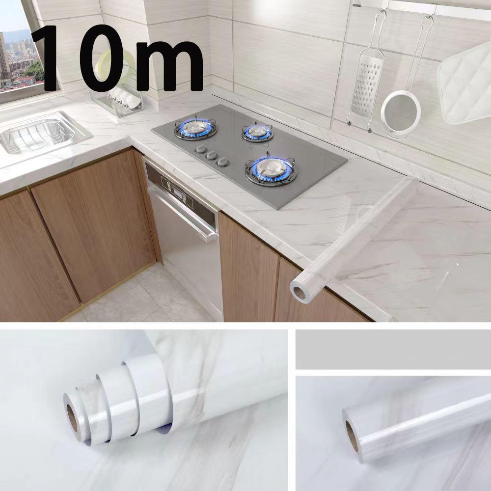 Marble 0.55m PVC self-adhesive waterproof and stain resistant wallpaper living room and kitchen stickers