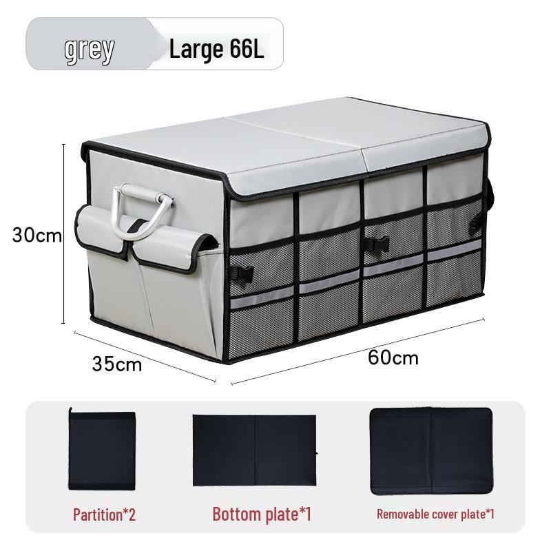 Foldable Car Trunk Organizer Box for Outdoor Use