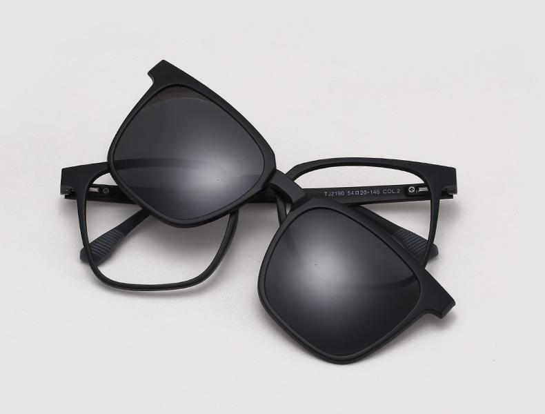 TJ2190 Unisexová sada slunečních brýlí tři v jednom s magnetickým polarizačním klipem