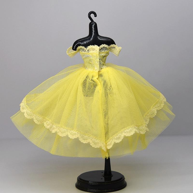 Elegant 1/6 Doll Dress Formal Ball Gown Outfit Soft Fabric For Ball Jointed Doll Fashion Dolls Dressingup Clothes