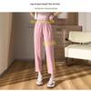 Women's High-Waisted Drapey Wide-Leg Trousers - 2025 Spring/Autumn, Slimming, Floor-Length, Casual Fit