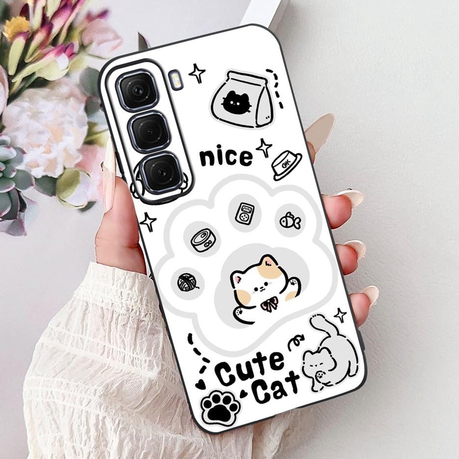 Hülle für Infinix Hot 50 Pro Plus X6880, niedliches Koi-Motiv, weiche TPU-Handyhülle für Infinix Hot 50, Hot50 Pro 4G X6881 und X6882