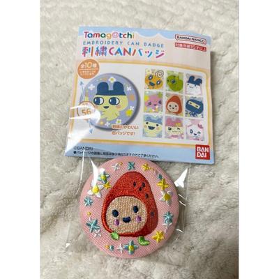 Used Tamagotchi Embroidered Can Badge