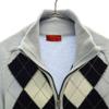 Pringle of Scotland wool Argyle Pattern Knit jacket S Blue Women Used