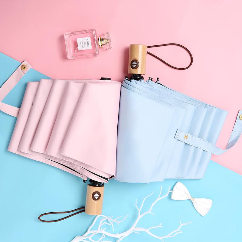 Nanqiao Classic Automatic UV Protection Tri-Fold Umbrella