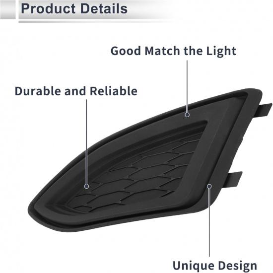 Vordere linke Nebelscheinwerfer-Grill für Ford Edge 2015-2018 Vordere untere Stoßstange Nebelscheinwerfer-Abdeckungseinsätze Nr. FT4Z17B814AB ABS 1 Stück