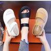 Internet Celebrities Popular Platform Sandals Women Wear 2025 Summer New Fashion Versatile Height Stepping On Shit Feeling Beach Sandals
