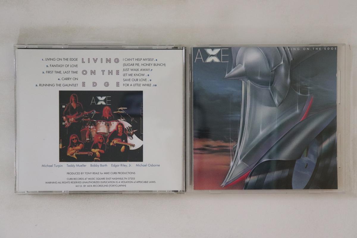

CD AXE Living On The EDGE ALCB809 BRUNETTE 1993 Japan Rock Used