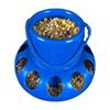 13 Holes Bird Feeder Large Capacity Pigeon Chicken Food Bowl Cup Dispenser Container for Farm Backyard Poultry Feeding Supplies