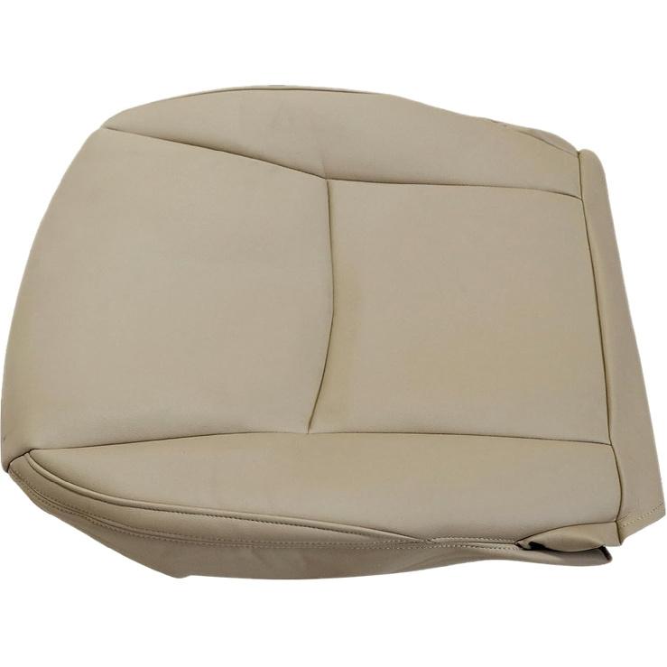 NLQR Front Driver Side Bottom Seat Cover Tan Replacement Microfiber Leather Compatible with Lexus GX470 2003 2004 2005 2006 2007 2008 2009