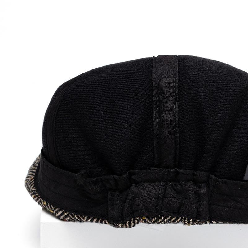 Men's Newsboy Cap British Vintage Beret Forward Cap