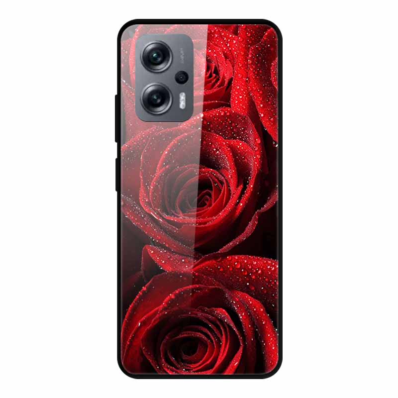 For Poco X4 GT Case Shockproof Tempered Glass Hard Back Cover For Xiaomi Poco X4 GT 5G Soft Bumper Coque PocoX4 GT X4GT Case