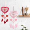 6 Pack Wooden Heart-Shaped Dream Catchers Set for Home Decor Mother's Day Birthday Wedding Party Decorations