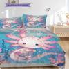 Salamander Pattern Bedding Quilt Set Quilt Cover Pillowcase Home Decoration Birthday Gift (1 * duvet cover + 2 * pillowcase, without core)