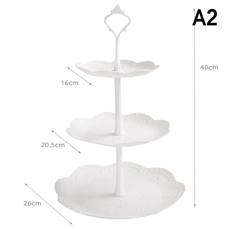 2/3 Katlı Cupcake Standı Servis Standı Tatlı Kulesi Meyve Tepsisi Çay Partisi Bebek Partisi Düğün Noel Partisi İçin