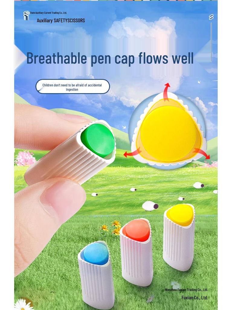 24-Color Washable Triangular Watercolor Pen Set for Kids