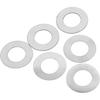 Motorcycle Silver 3/4" Rear Axle Shim Kit Wheel Bearing Spacer For Harley Dyna Touring Big Twin 1983-