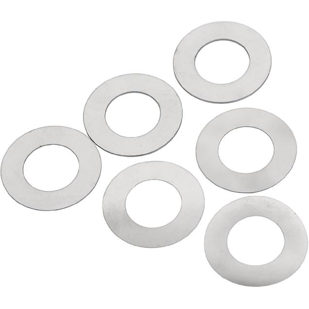 Motorcycle Silver 3/4" Rear Axle Shim Kit Wheel Bearing Spacer For Harley Dyna Touring Big Twin 1983-