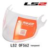 LS2 OF562 Airflow Helmet Lens: 6 Color Options for Half Helmets