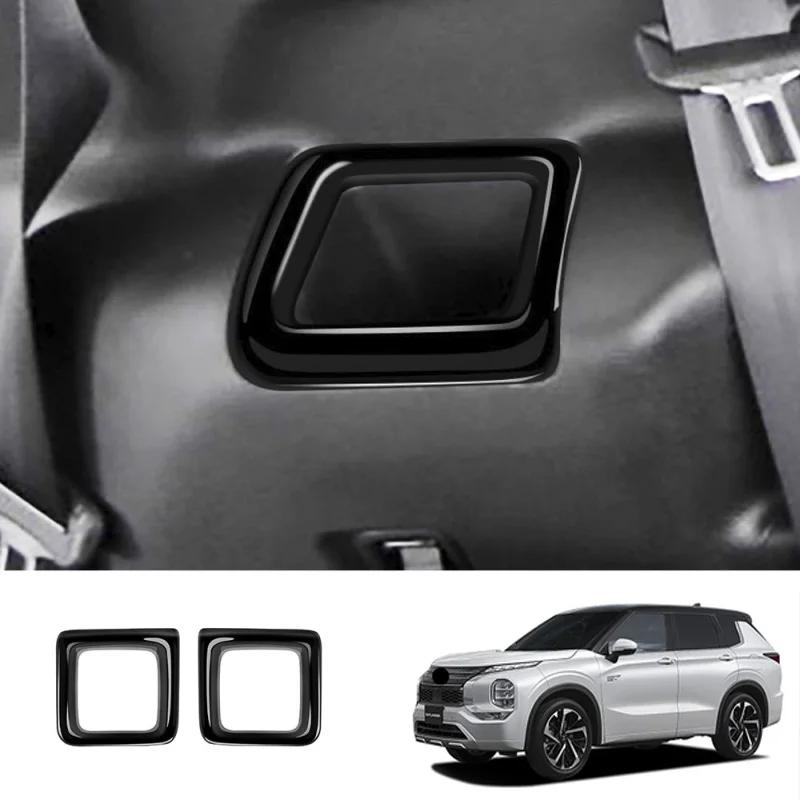 L/RHD For Mitsubishi Outlander   2024 interior front middle rear row water cup holder decorate panle sticker Accessories