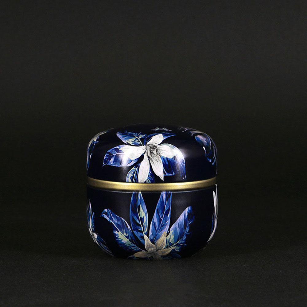 Snacks Candy Round Portable Small Storage Box Tea Cans Containers Packaging Box Tin Plate Canister