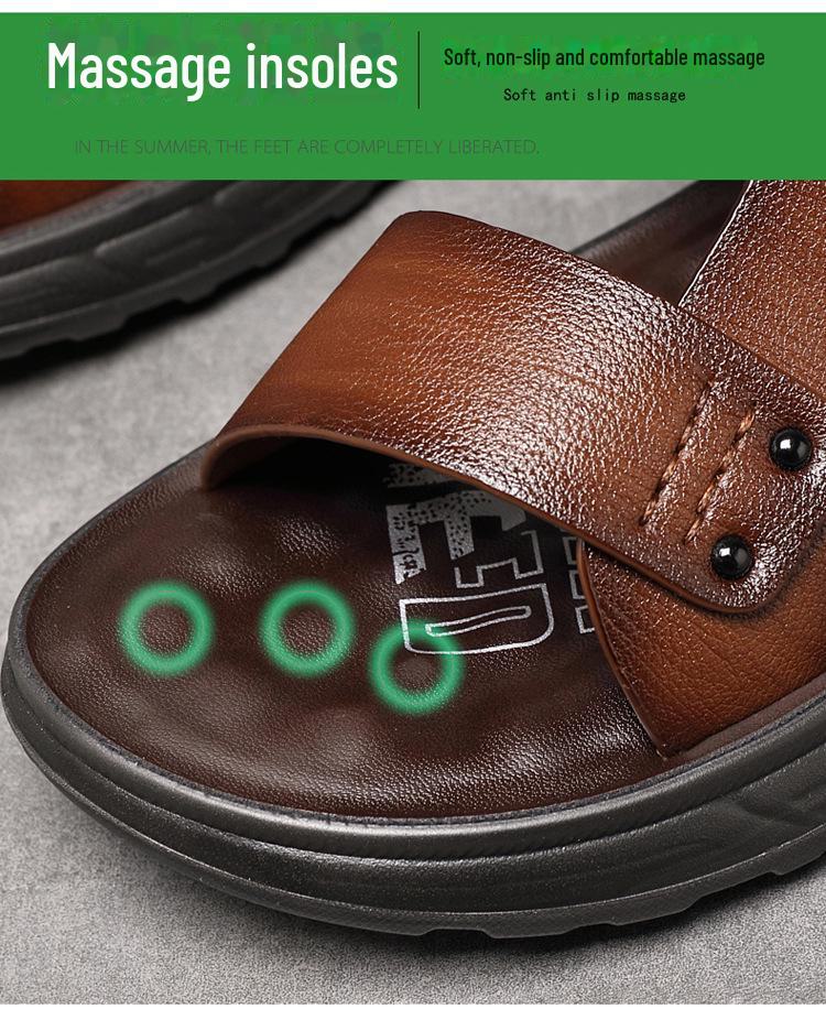 Superweiche Zehensandalen für Herren - Rutschfest, vielseitig tragbar, Sommerschuhe für Strand- und Outdoor-Aktivitäten