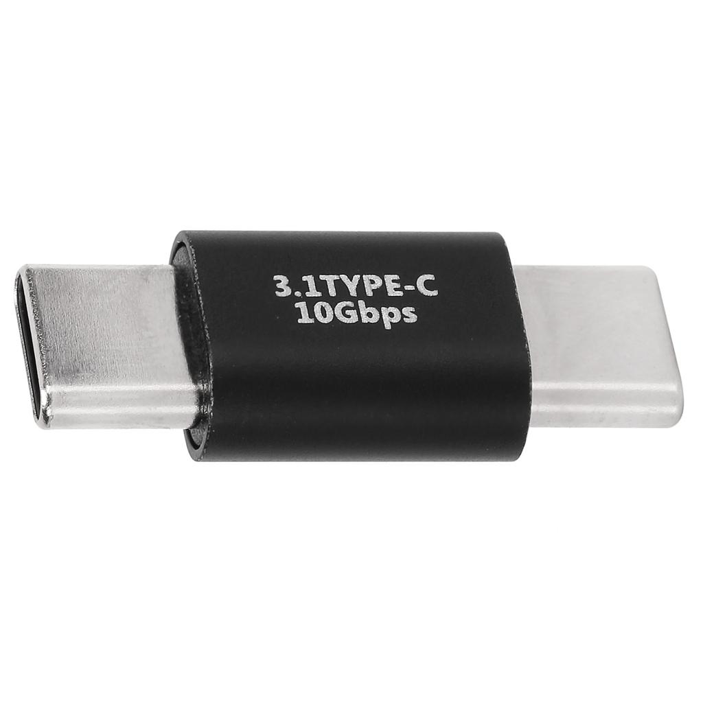 USB C Extender Adapter Type C 3.1 Male To Male Adapter Support Fast Charge 10Gbps Data Transfer