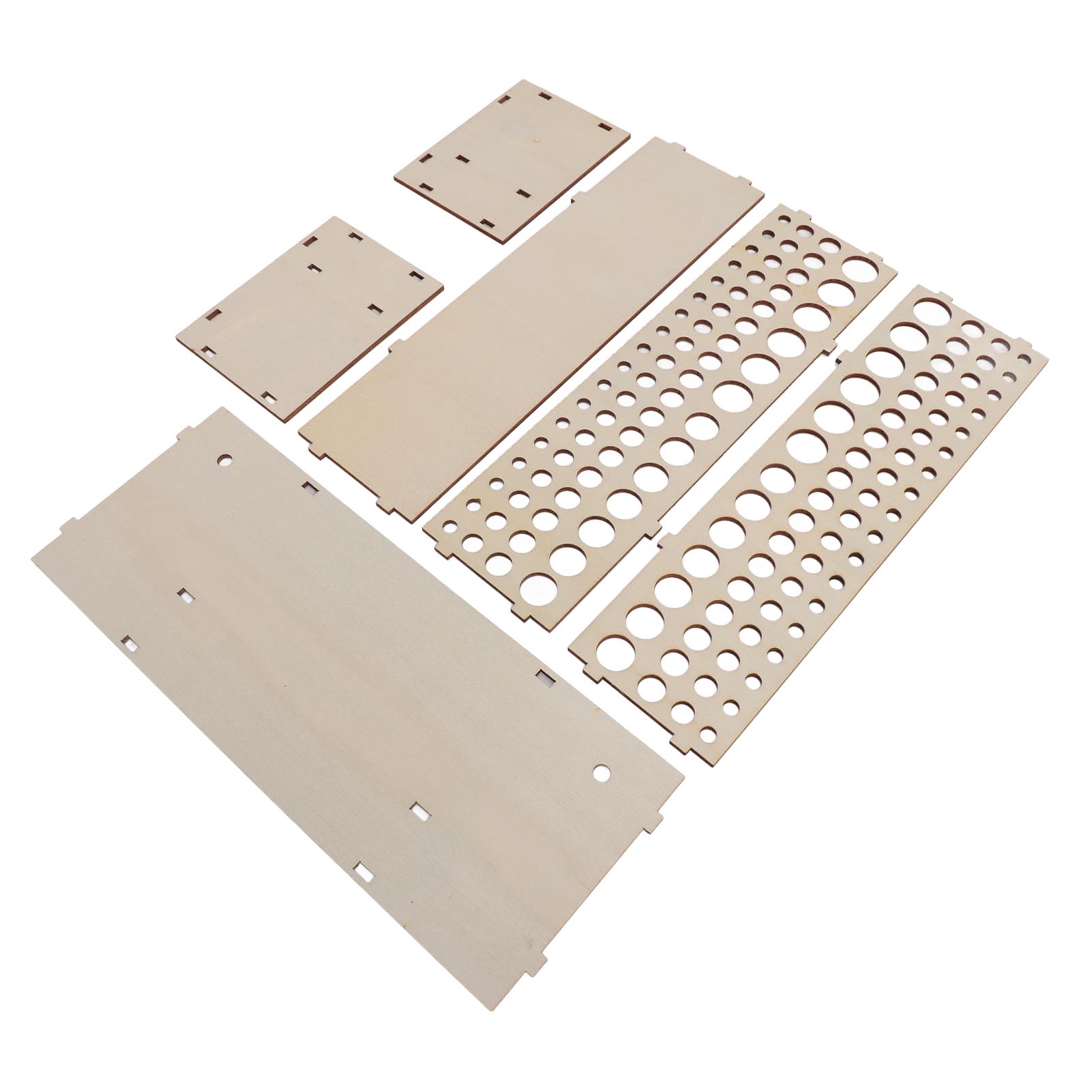 

Держатель для кистей 67 отверстий Настенный Съемный Деревянный Стенд для кистей для рисования для карандашей Макияжа