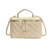 Xiao Xiang Trendy Diamond Lattice Chain Mini Handbag - Versatile Shoulder & Crossbody Square Bag