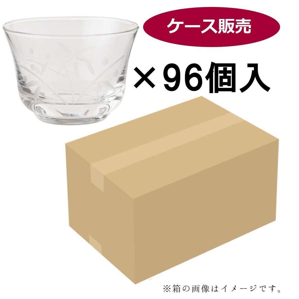 Toyo Sasaki Glass Cold Tea Glass Picture Calendar Kiriko Cold Tea Glass Omodaka Pattern 185ml Set of 96 Made In Japan Dishwasher Safe Glass Cup Glass